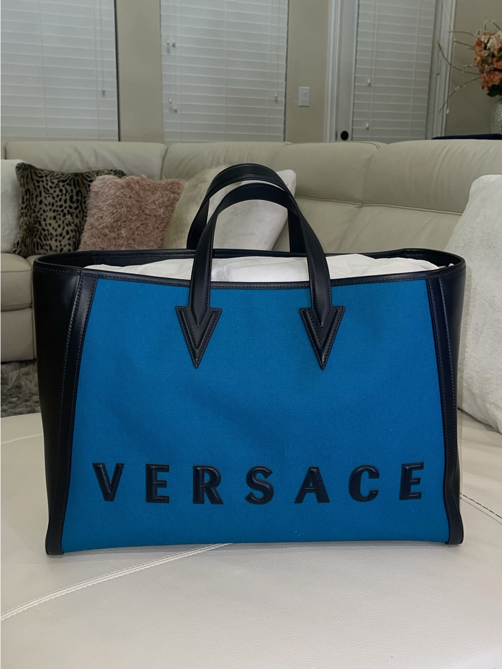 VERSACE Large tote two tone 👜